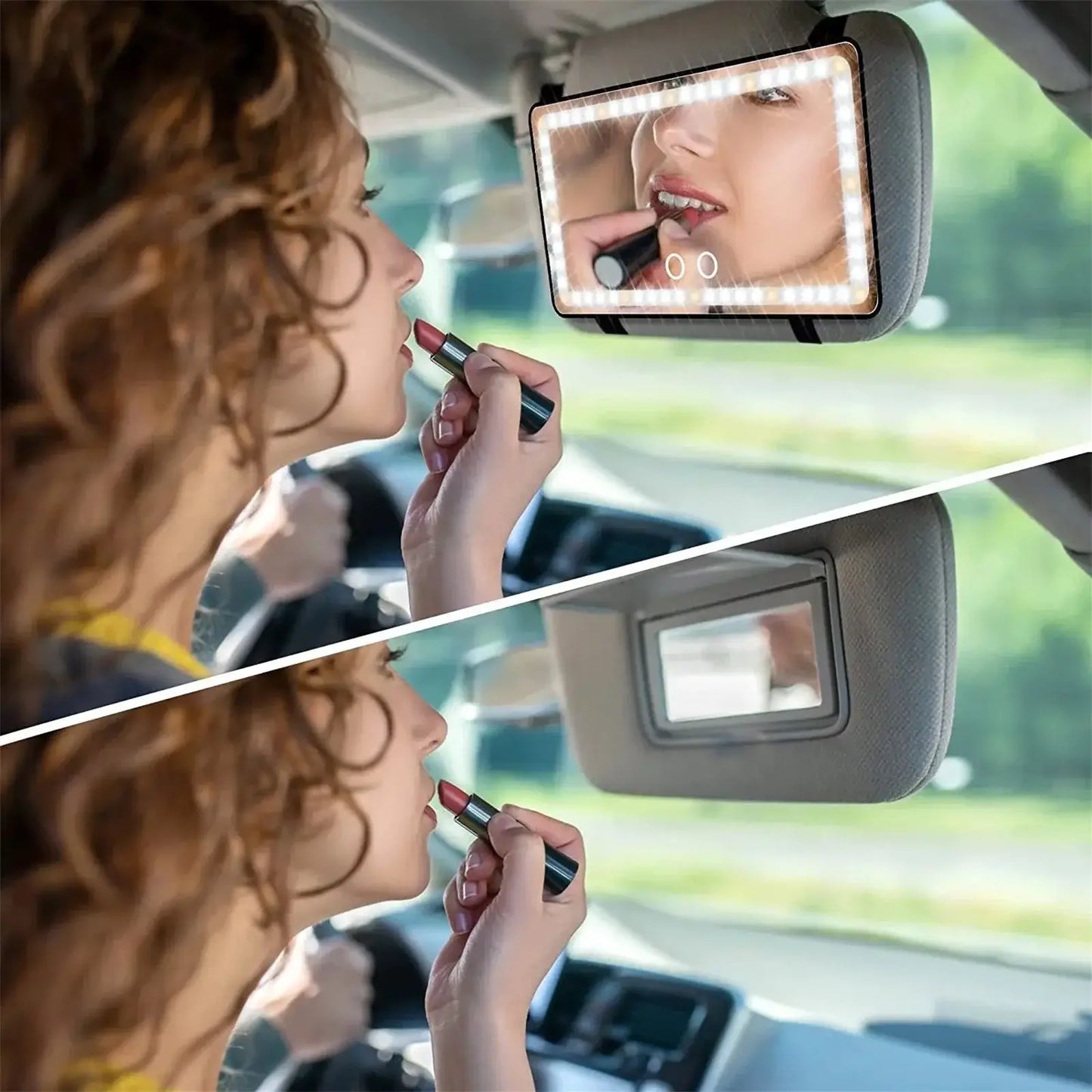 Espejo Led Para Carro GlowVanity®