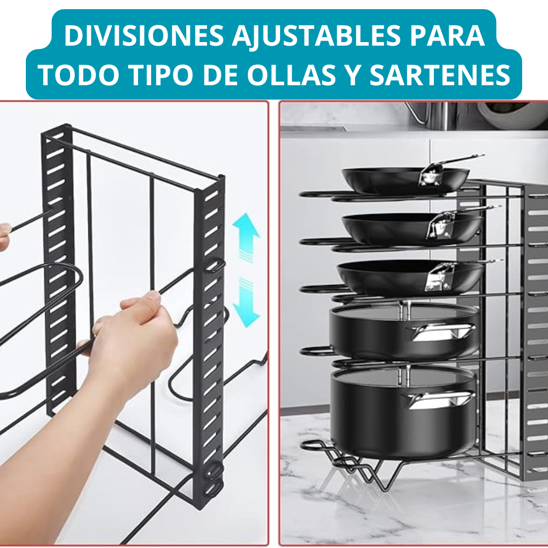 Organizador de Ollas y Sartenes