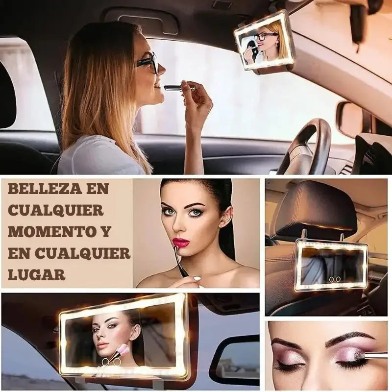 Espejo Led Para Carro GlowVanity®