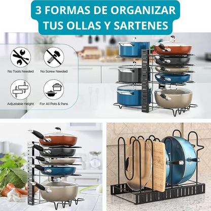 Organizador de Ollas y Sartenes
