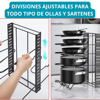 Organizador de Ollas y Sartenes