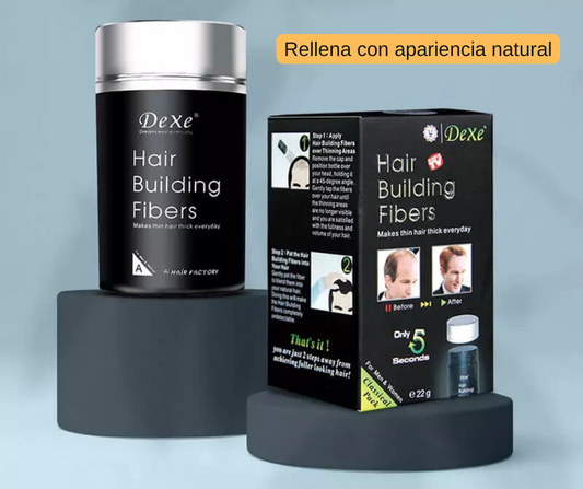 Fibra Capilar Dexe: Oculta la Pérdida de Cabello al Instante