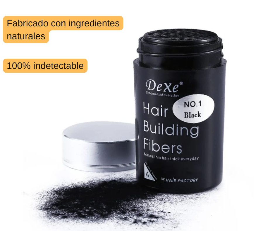 Fibra Capilar Dexe: Oculta la Pérdida de Cabello al Instante