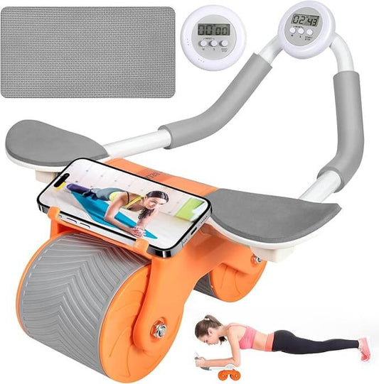 Rodillo Abdominal con Soporte y Rebote