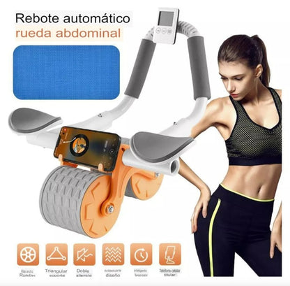 Rodillo Abdominal con Soporte y Rebote
